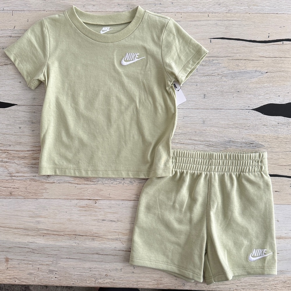 Baby Toddler Boys Nike Club Knit Shorts Set- NWT 12 & 24 month